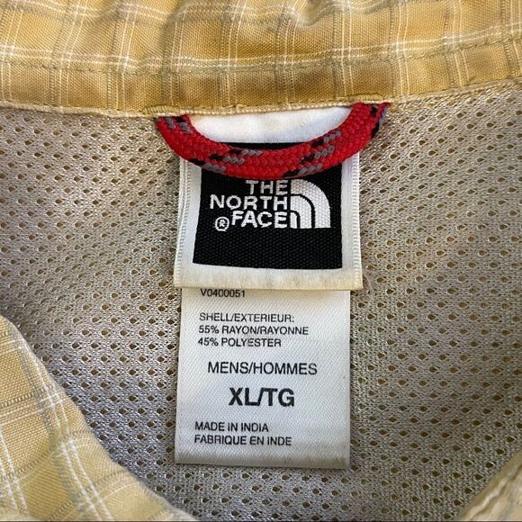 XL North Face Yellow-Gold SS Shirt‎ - Picture 2 of 4